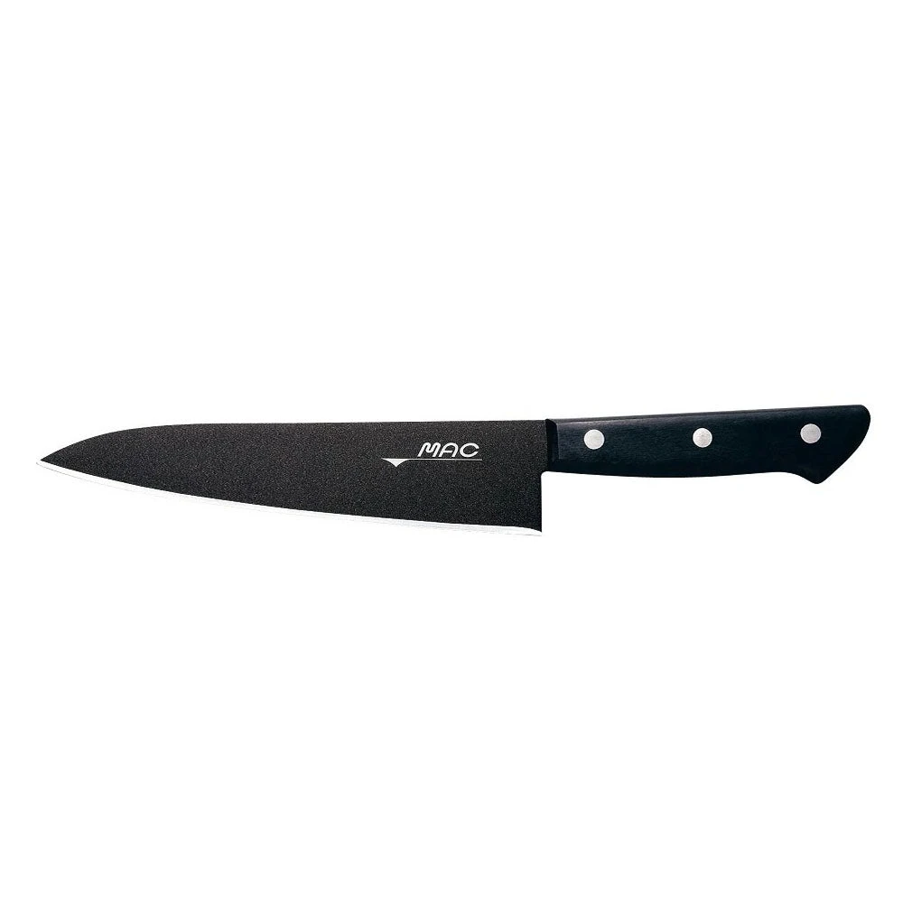 MAC Black Fluorine Coated Chef Knife 3 MAC Black Fluorine Coated Chef Knife