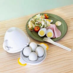 Akebono Microwave Egg Boiler (4 Eggs) -Kai Store AkebonoMicrowaveEggBoiler 4Eggs