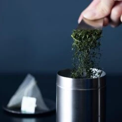 Asahi Stainless Steel Loose Tea Leaf Canister Chazutsu Tea Caddy 200ml -Kai Store AsahiStainlessSteelLooseTeaLeafCanisterChazutsuTeaCaddy200ml