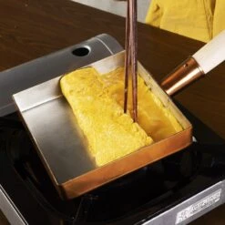 EBM Copper Tamagoyaki Square Omelette Pan - Kanto Style -Kai Store EBMCopperTamagoyakiSquareOmelettePan KantoStyle 4