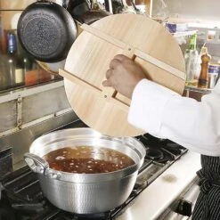 EBM Sawara Cypress Wooden H Shaped Lid -Kai Store EBMSawaraCypressWoodenHShapedLid 4