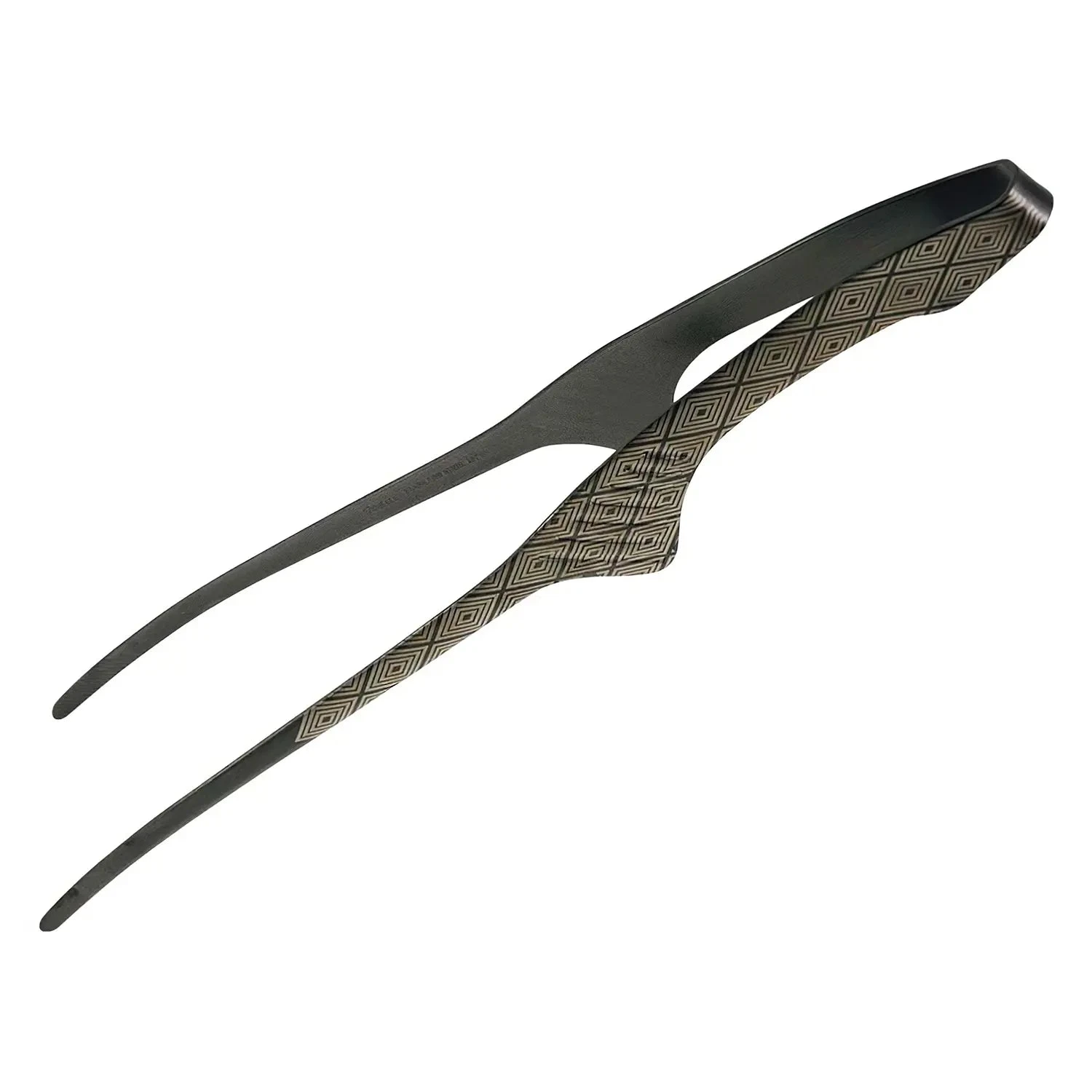 EBM Stainless Steel Clever Chopstick Tongs Black 3 EBM Stainless Steel Clever Chopstick Tongs Black