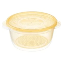 EBiSU Polypropylene Round Microwave Steamer For Vegetables