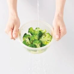 EBiSU Polypropylene Round Microwave Steamer For Vegetables -Kai Store EbisuPolypropyleneMicrowaveSafeRoundStorageContainerforSteamingVegetablesPS G61 4