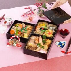 Echizen Shikki Art Deco Synthetic Resin 3-Tier Jubako Box -Kai Store EchizenShikkiArtDecoPhenolResin3 TierJubakoBox 1