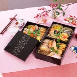 Echizen Shikki Art Deco Synthetic Resin 3-Tier Jubako Box -Kai Store EchizenShikkiArtDecoPhenolResin3 TierJubakoBox 2