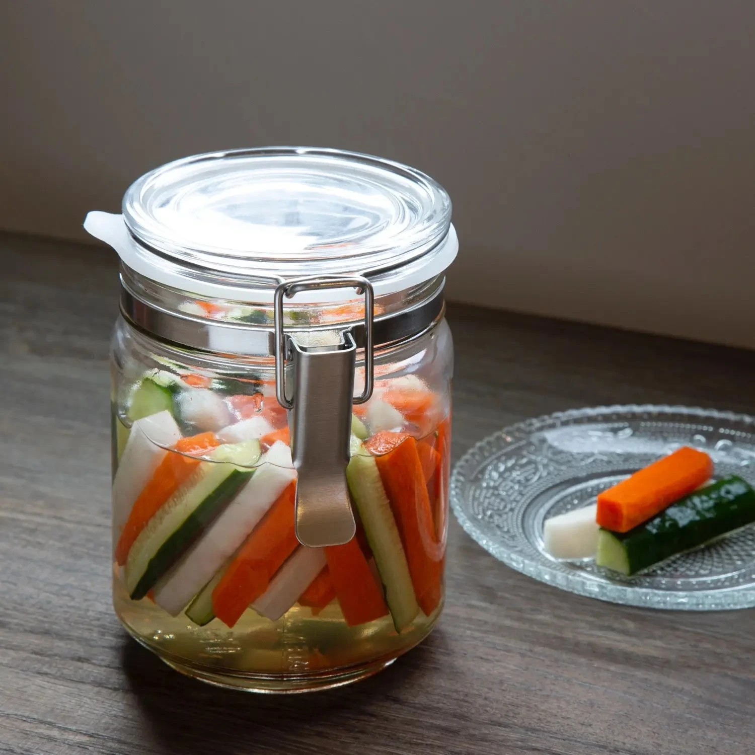 Ishizuka Glass Soda Glass Antibacterial Sealed Storage Jar 7 Ishizuka Glass Soda Glass Antibacterial Sealed Storage Jar - Image 5