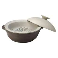 M.STYLE Karl Ceramic Induction Donabe Casserole And Steamer Insert 18 M.STYLE Karl Ceramic Induction Donabe Casserole And Steamer Insert -Kai Store M.STYLEKarlCeramicInductionDonabeCasseroleandSteamerInsertKAL0208BE KAL0218BE 6