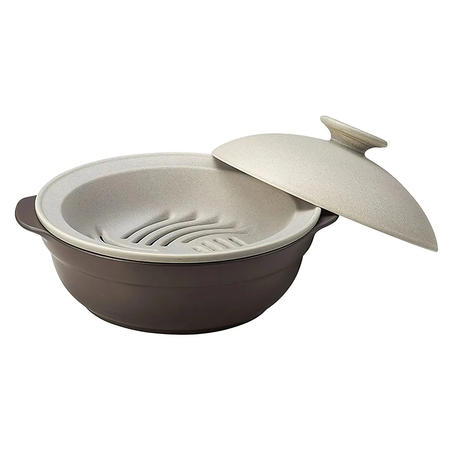 M.STYLE Karl Ceramic Induction Donabe Casserole And Steamer Insert 8 M.STYLE Karl Ceramic Induction Donabe Casserole And Steamer Insert - Image 6