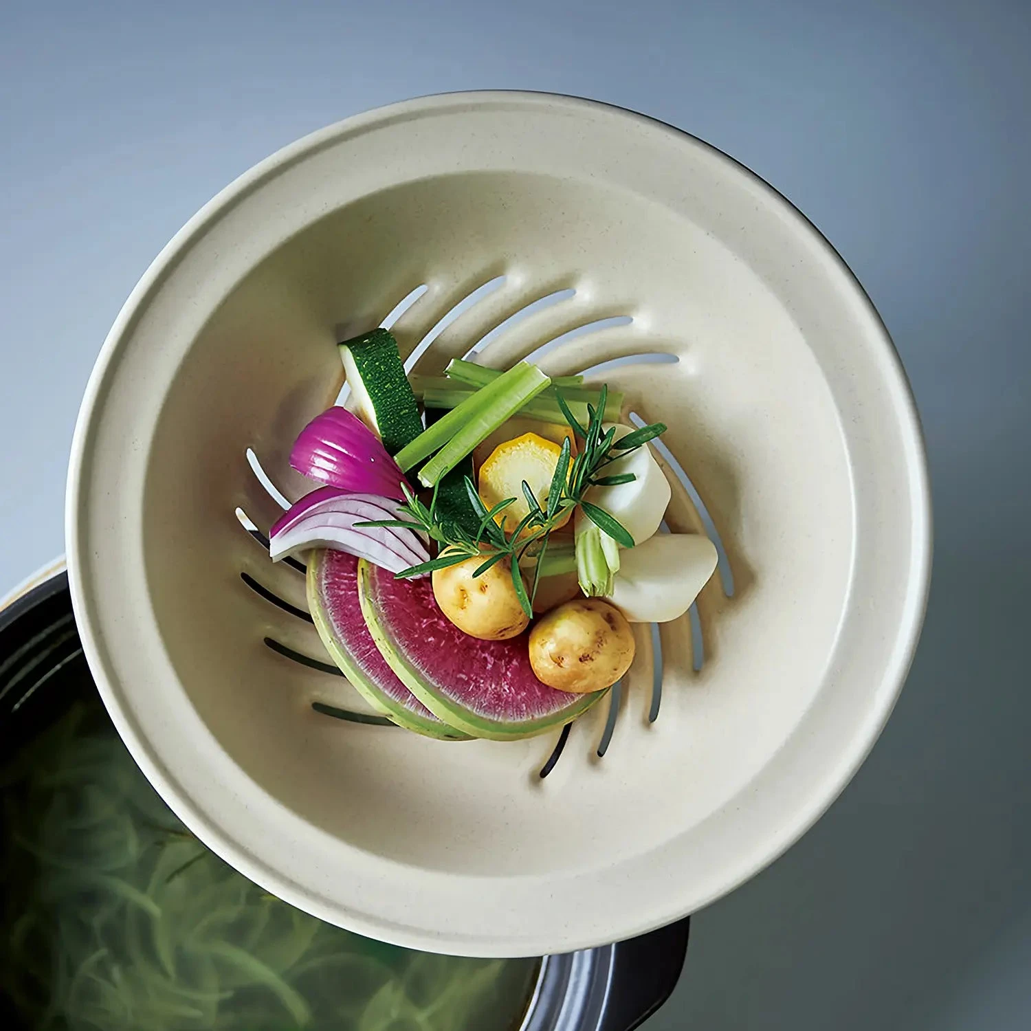 M.STYLE Karl Ceramic Induction Donabe Casserole And Steamer Insert 10 M.STYLE Karl Ceramic Induction Donabe Casserole And Steamer Insert - Image 8