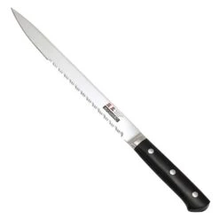 Masahiro Molybdenum Vanadium Stainless Steel Serrated Slicing Knife
