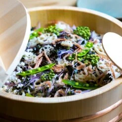 Miyabi Urushi Hangiri Sawara Wooden Rice Mixing Bowl With Lid -Kai Store MiyabiUrushiHangiriSawaraWoodenRiceMixingBowlwithLid 2 a695fdf3 fb34 4308 b88b 7403d409d7a3