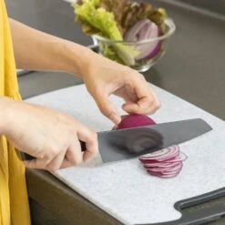 NiNJA Molybdenum Vanadium Steel Santoku Knife -Kai Store NiNJAMolybdenumVanadiumSteelSantokuKnifeNJ 001 9