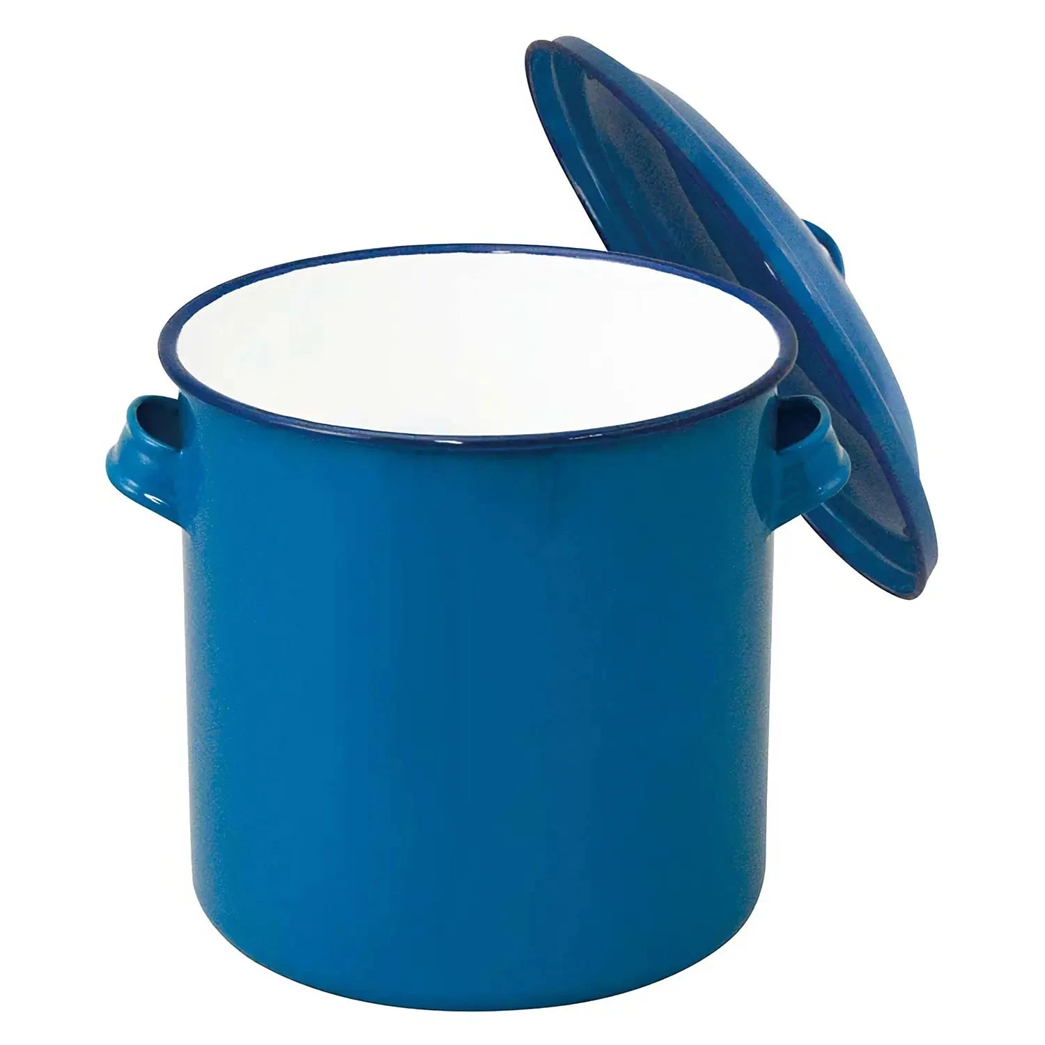 Noda Horo Enamelware Storage Jar With Lid 4 Noda Horo Enamelware Storage Jar With Lid - Image 2