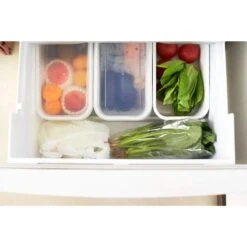 Noda Horo White Series Enamel Rectangle Deep Food Containers With Lid -Kai Store NodaHoroWhiteSeriesEnamelRectangleDeepFoodContainerswithLid 6