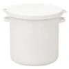 Noda Horo White Series Round Stocpot -Kai Store NodaHoroWhiteSeriesEnamelSquareFoodContainerswithEnamelLid 1 2134f20a 1d4c 4376 95b3 adc9a80598a1