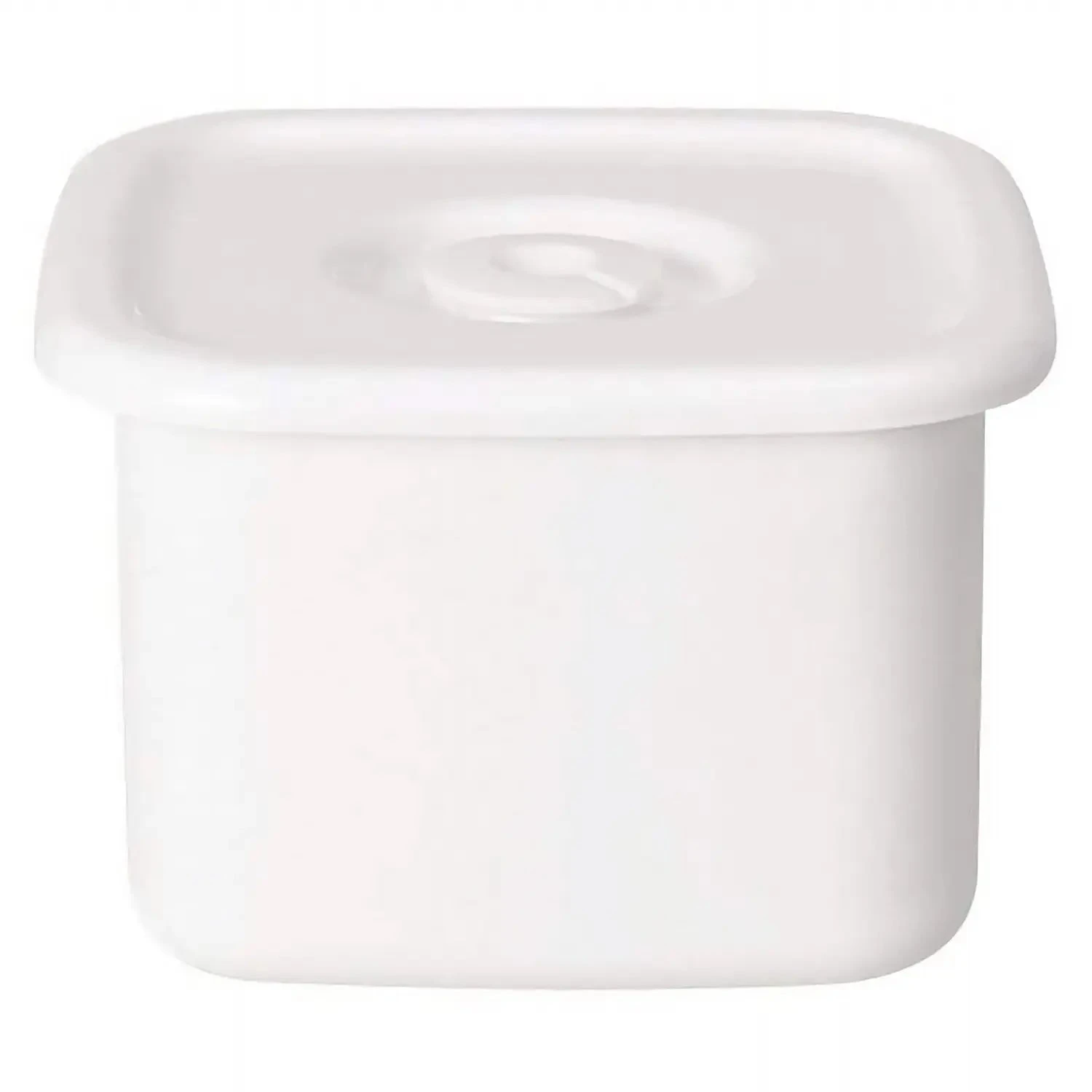 Noda Horo White Series Enamel Square Food Containers With Sealed Lid 4 Noda Horo White Series Enamel Square Food Containers With Sealed Lid - Image 2