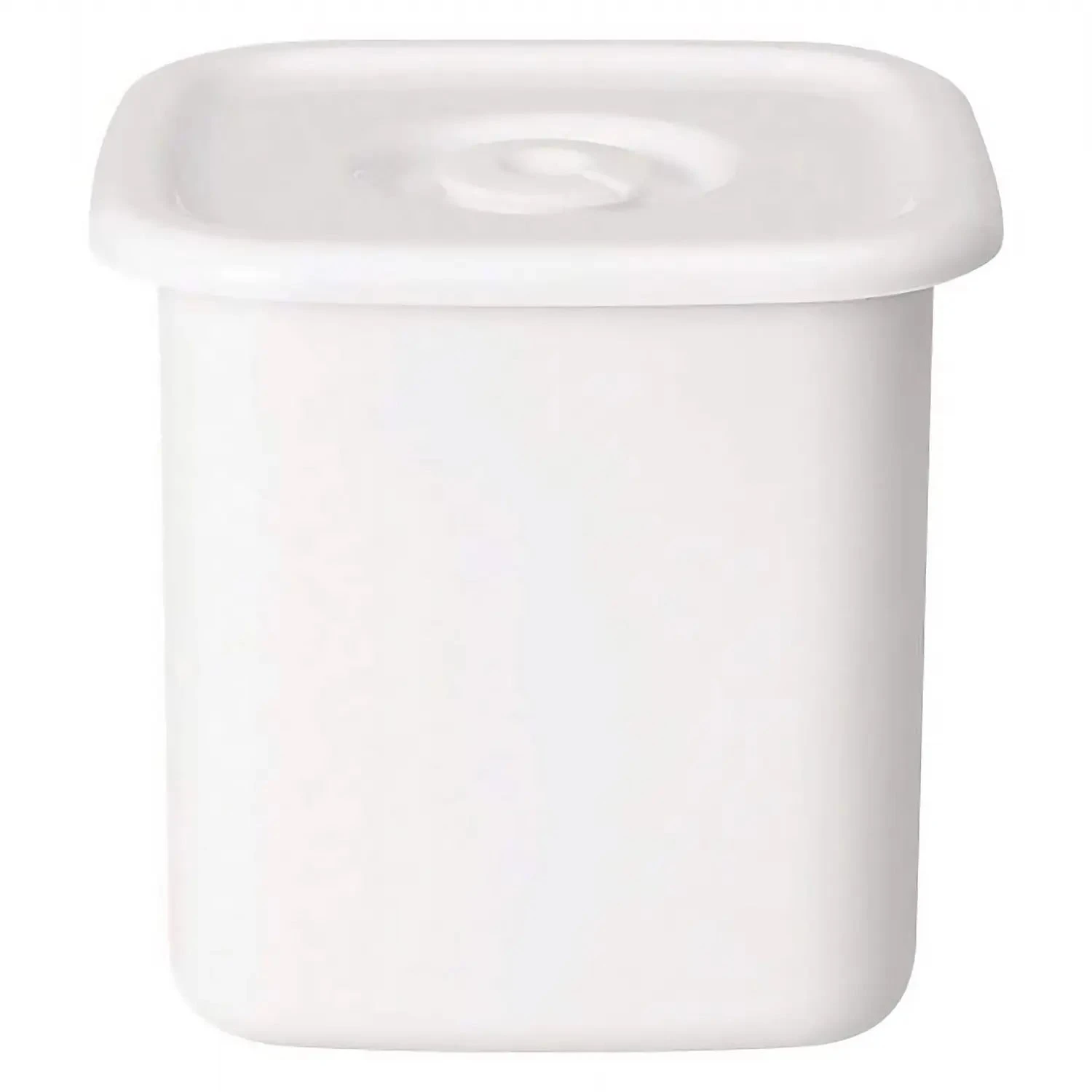 Noda Horo White Series Enamel Square Food Containers With Sealed Lid 5 Noda Horo White Series Enamel Square Food Containers With Sealed Lid - Image 3