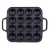 Seieido Cast Iron 16-Ball Takoyaki Pan -Kai Store SeieidoCast Iron16 BallTakoyakiPan 1 164ed292 c30d 4e5c a637 b41677be1994