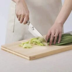 Kai Seki Magoroku Benifuji Molybdenum Vanadium Stainless Steel Santoku Knife -Kai Store SekiMagorokuBenifujiMolybdenumVanadiumStainlessSteelSantokuKnifeAB5439 6