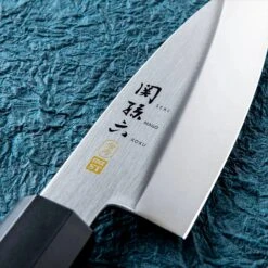 Kai Seki Magoroku Kinju ST Stainless Steel Ajikiri Deba Knife -Kai Store SekiMagorokuKinjuSTStainlessSteelAjikiriDebaKnifeAK1100 3