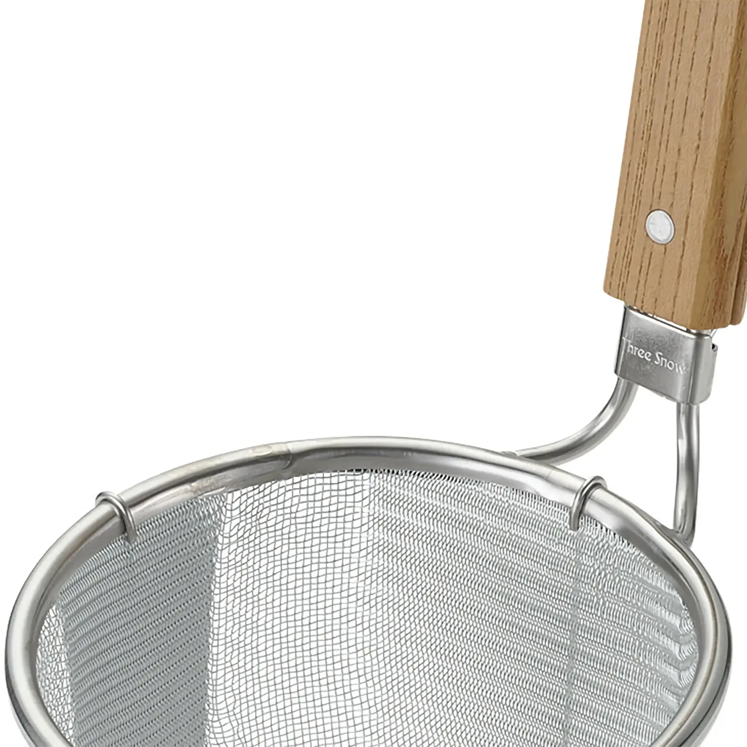 Three Snow Stainless Steel Deep Ramen Tebo Noodle Strainer Round Base 5 Three Snow Stainless Steel Deep Ramen Tebo Noodle Strainer Round Base - Image 3