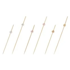 Shindoh Bamboo Food Picks With Pearl 50 Count -Kai Store ShindohBambooFoodPickswithPearl50Count16 059 02 4