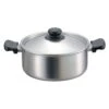 Sori Yanagi 3-Ply Stainless Steel Induction Casserole 22cm -Kai Store SoriYanagi3 PlyStainlessSteelInductionCasserole22cm