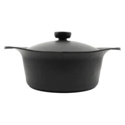 Sori Yanagi Cast Iron Induction Deep Casserole 22cm With Lid & Fork -Kai Store SoriYanagiCastIronInductionDeepCasserole22cmwithLid Fork 3