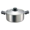 Sori Yanagi Stainless Steel Casserole 22cm -Kai Store SoriYanagiStainlessSteelCasserole22cm 1