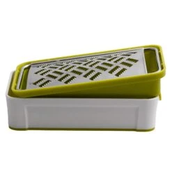 SUNCRAFT Stainless Steel Grater With Container -Kai Store SuncraftStainlessSteelGraterwithContainerSSK 10 3 8970013a 3ab5 476d 9d82 353b0c937d3a