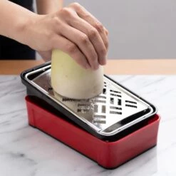 SUNCRAFT Stainless Steel Grater With Container -Kai Store SuncraftStainlessSteelGraterwithContainerSSK 10 4 87016d6e 9b33 4e22 90a2 b2035339e4fe