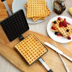 Tamaki Die-Cast Aluminum Waffle Iron -Kai Store TamakiDie CastAluminumWaffleIron 6