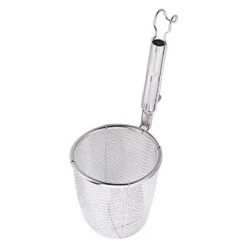 Three Snow Stainless Steel Tebo Noodle Strainer Round Base With Metal Handle