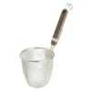 Three Snow Stainless Steel Udon Tebo Noodle Strainer With Wooden Handle -Kai Store ThreeSnowStainlessSteelUdonTeboNoodleStrainerwithWoodenHandle