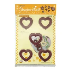 TIGERCROWN Polystyrene Heart Lolly Chocolate Mold -Kai Store TigercrownPolystyreneHeartLollyChocolateMold 4