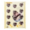 TIGERCROWN Polystyrene Striped Heart Chocolate Mold -Kai Store TigercrownPolystyreneStripedHeartChocolateMold 1