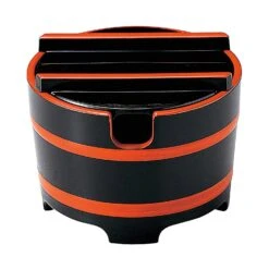 Wakaizumi Shikki ABS Resin Tub-Shaped Sushi Gari Pickled Ginger Container