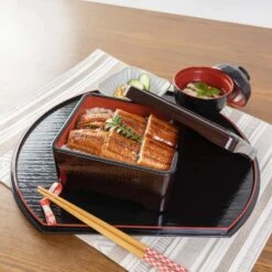 Wakaizumi Shikki Heat Resistant ABS Resin Donju Jubako Box -Kai Store WakaizumiShikkiHeatResistantABSResinDonjuJubakoBox 2