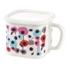 Yutaka Horo Enameled Multi Square Pot Fluffy Flower 1 Yutaka Horo Enameled Multi Square Pot Fluffy Flower -Kai Store YJ 810