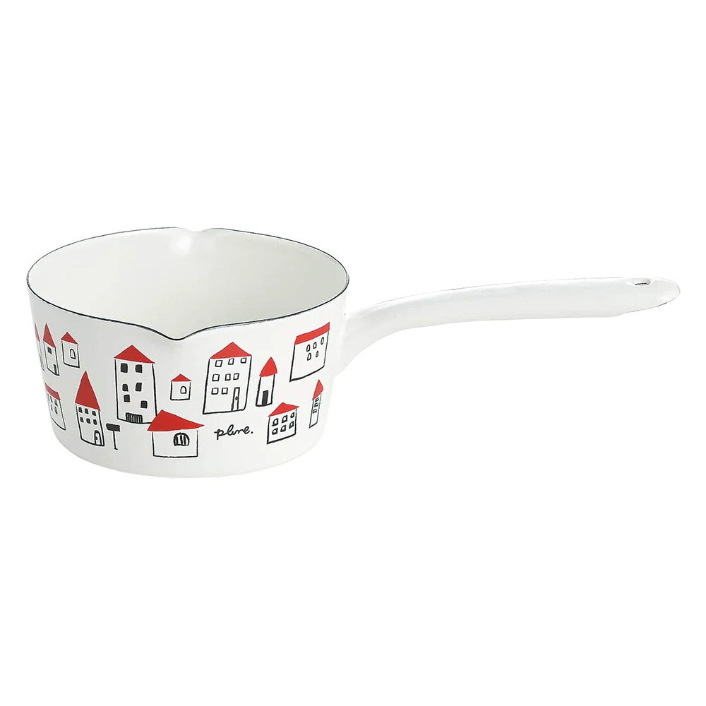Yutaka Horo Plune Enameled Milk Pan House 3 Yutaka Horo Plune Enameled Milk Pan House