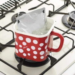 Yutaka Horo Enameled Multi Square Pot Fluffy Flower -Kai Store YutakaHoroEnameledMultiSquarePot 3