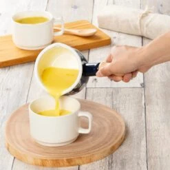 Yutaka Horo Plune Enameled Petit Milk Pan Candy Flower -Kai Store YutakaHoroPluneEnameledPetitMilkPanCandyFlower 3