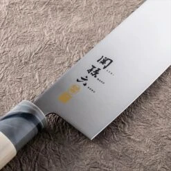 Kai Seki Magoroku Ginju ST Stainless Steel Nakiri Knife -Kai Store gSekiMagorokuGinjuSTStainlessSteelNakiriKnifeAK5069 3