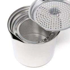 Ichibishi Stainless Steel Oil Storage Pot 14 Ichibishi Stainless Steel Oil Storage Pot -Kai Store ichibishi stainless steel cooking oil keeper with double filter strainer 1 2l oil storage containers 6926291927123