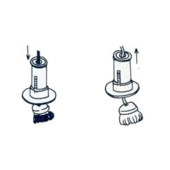 Ichibishi Stainless Steel Takoyaki Basting Mop Oil Dispenser With Removable Cotton Head -Kai Store ichibishi stainless steel takoyaki basting mop oil dispenser with removable cotton head basting mops 23271619215