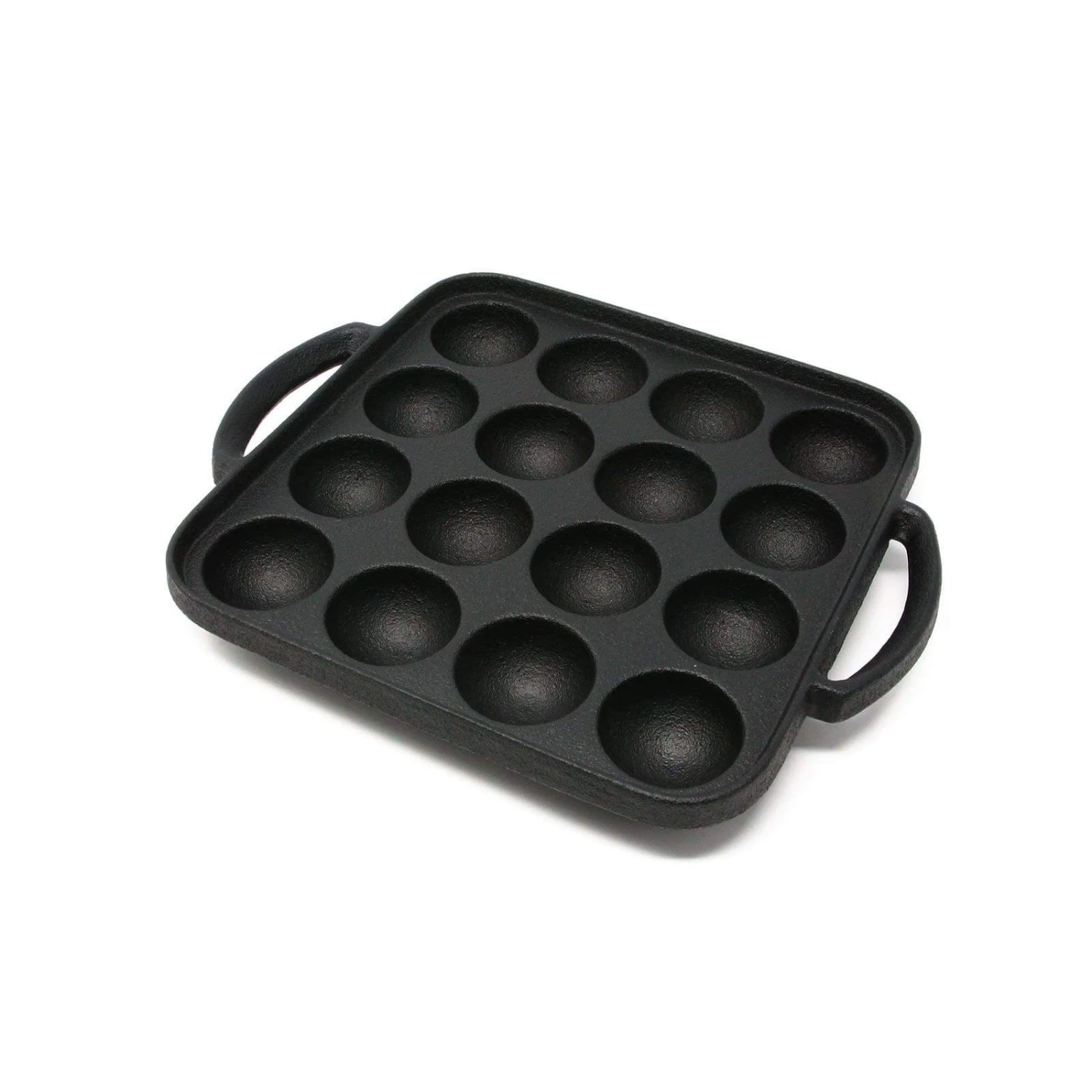 Ikenaga Induction Cast-Iron 16-Ball Takoyaki Pan 3 Ikenaga Induction Cast-Iron 16-Ball Takoyaki Pan