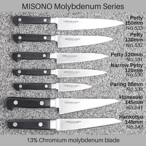 Misono Molybdenum Paring Knife 80mm No.534 4 Misono Molybdenum Paring Knife 80mm No.534 - Image 2