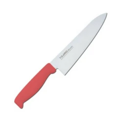 TOJIRO Color MV Gyuto Knife With Elastomer Handle -Kai Store tojiro color mv gyuto knife with elastomer handle 6 colours gyuto 180mm red gyuto knives 607105122331