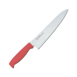 TOJIRO Color MV Gyuto Knife With Elastomer Handle -Kai Store tojiro color mv gyuto knife with elastomer handle 6 colours gyuto 210mm red gyuto knives 607742525467